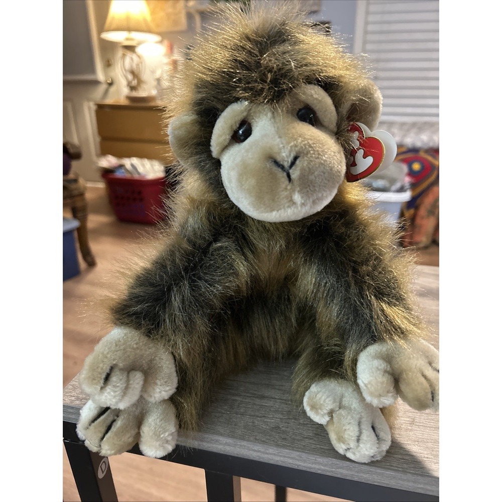 TY‎ Beanie Baby Cha Cha the Chimpanzee Stuffy Stuffed Animal 1998 Vintage